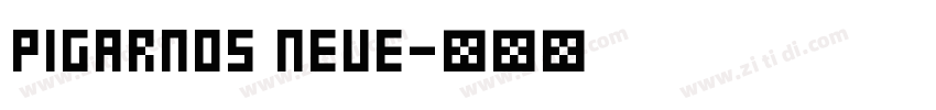 PIGARNOS NEUE字体转换